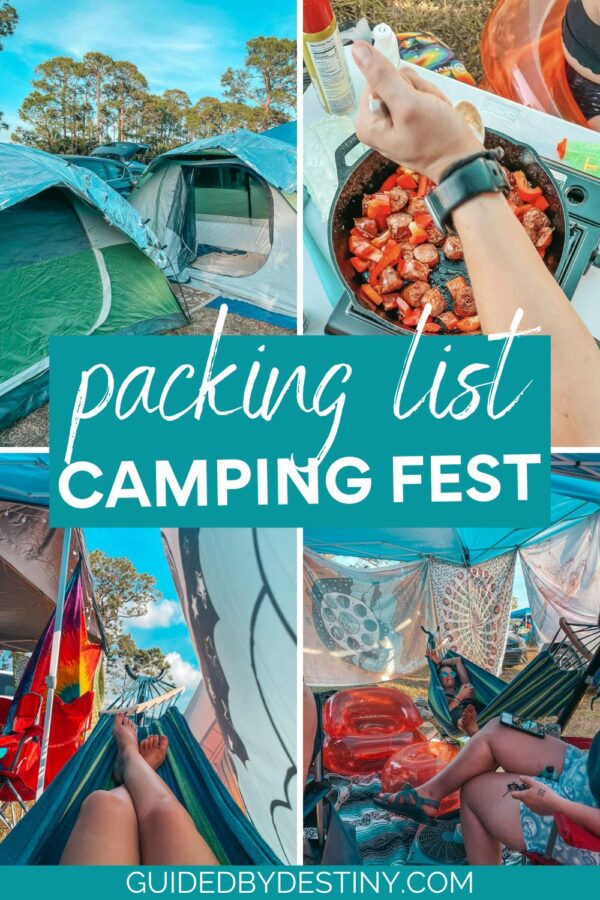 The ULTIMATE Camping Festival Packing List