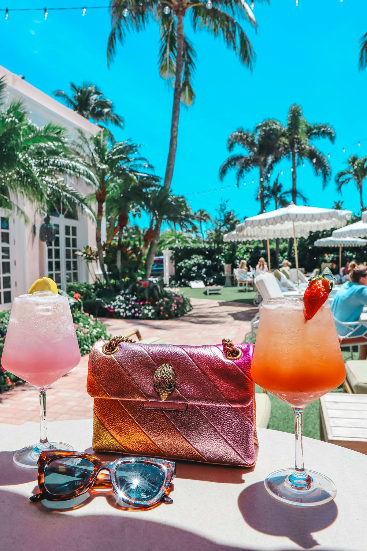 Fun cocktails at The Colony Hotel in Palm Beach