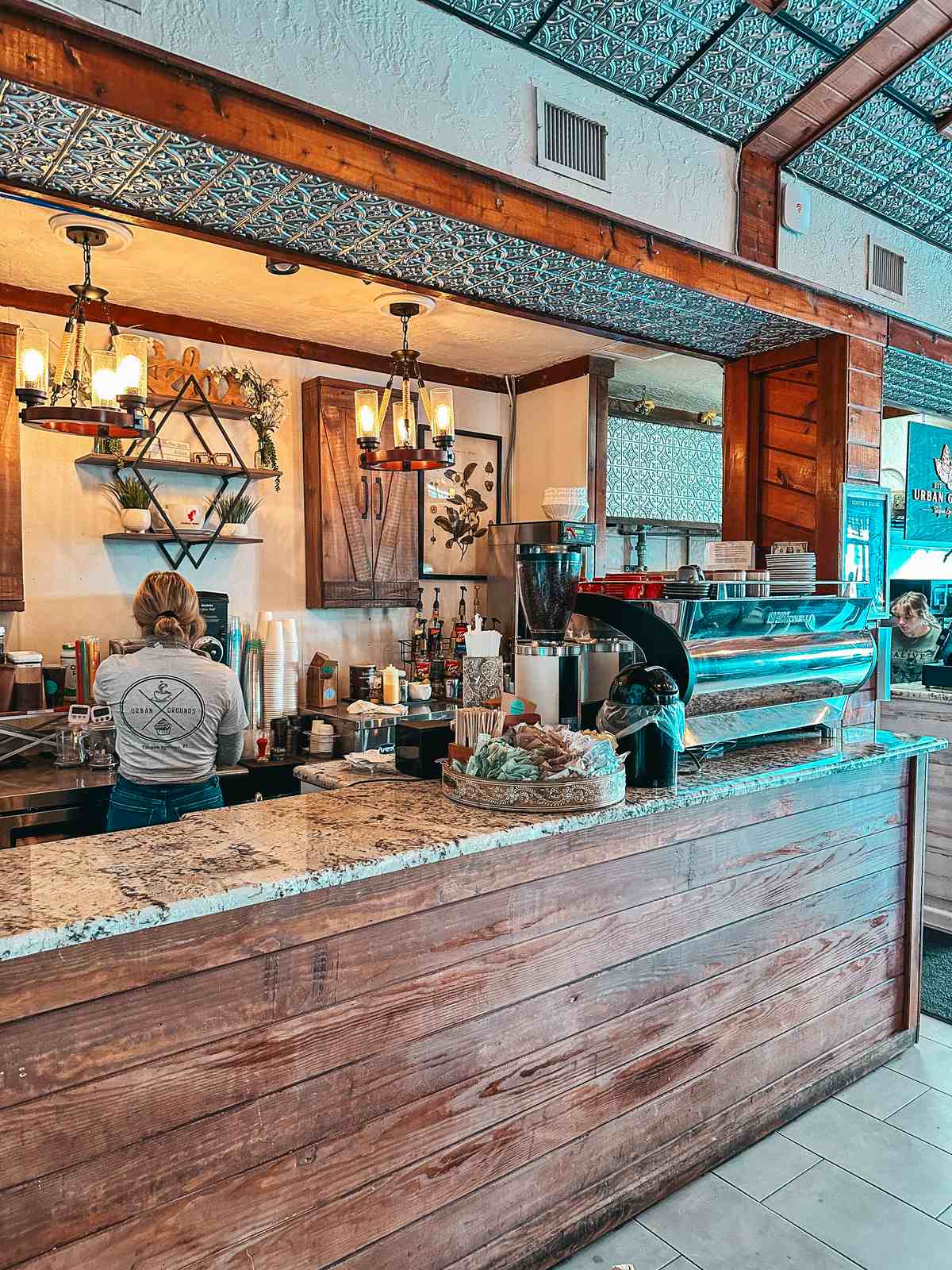 Urban Grounds coffee shop in Tarpon Springs