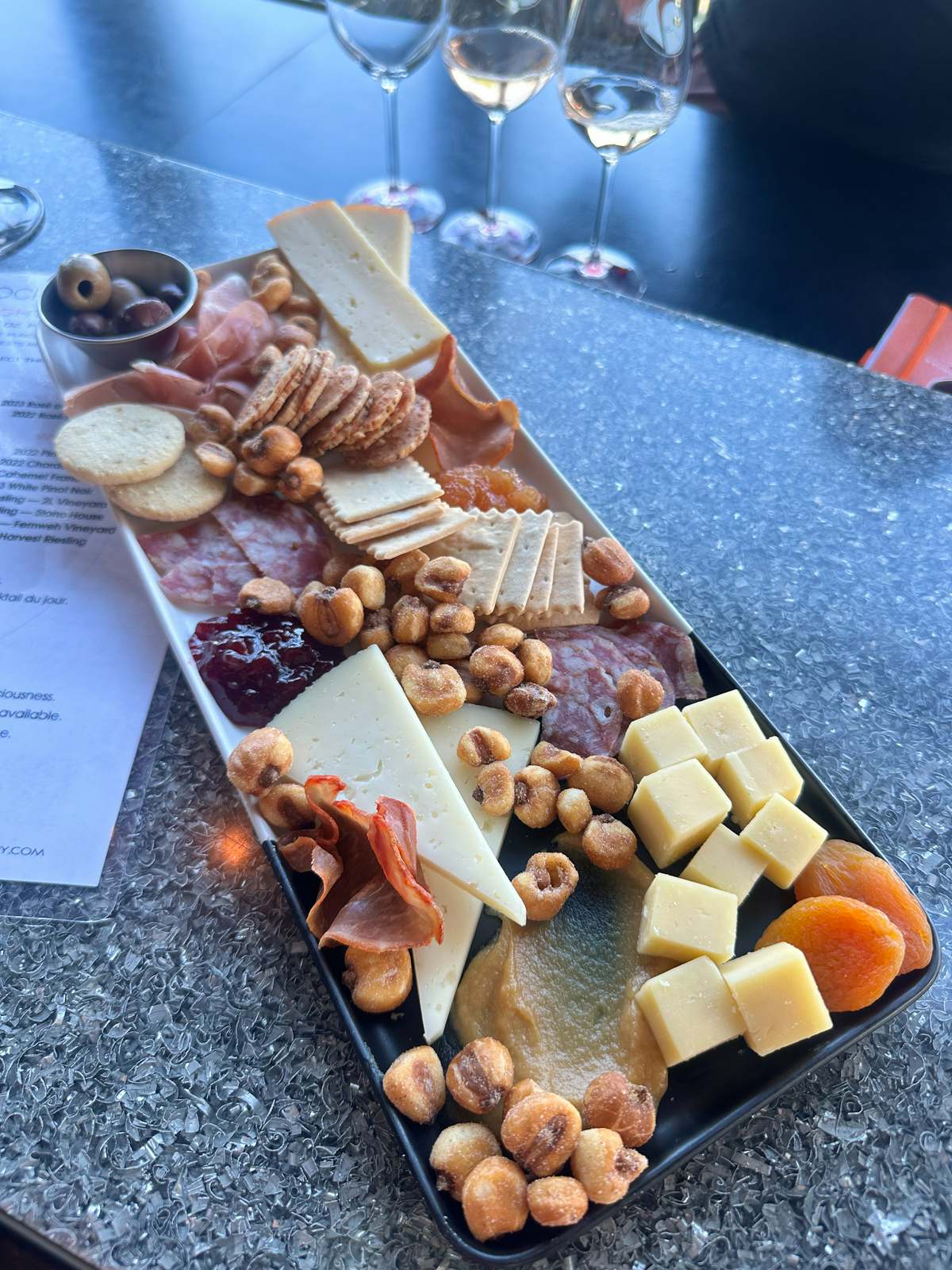 Charcuterie from 2 Lads Winery in Traverse City