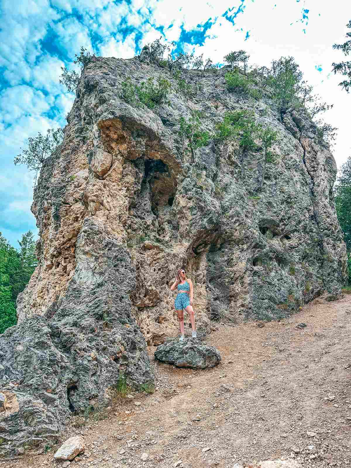 Sugar Loaf Rock on Mackinac Island