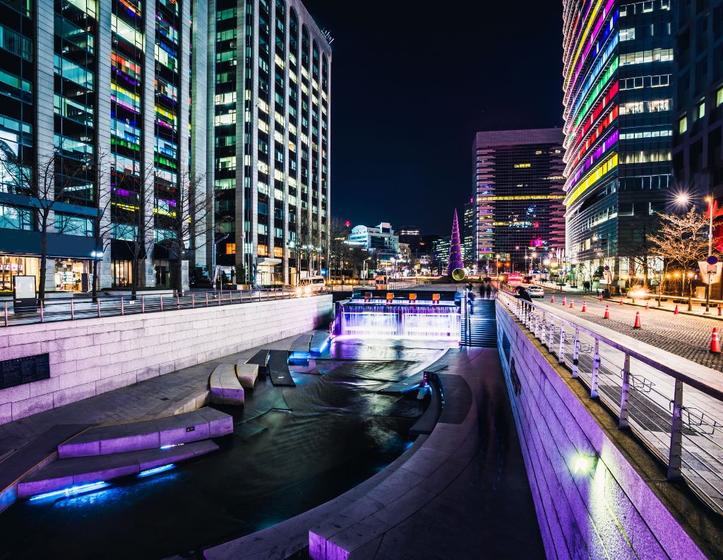 Cheonggyecheon Stream in Seoul