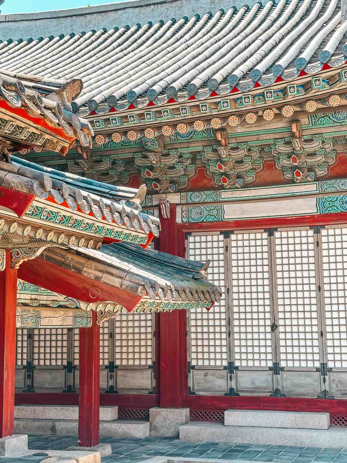 Details at the Changdeokgung Palace in Seoul