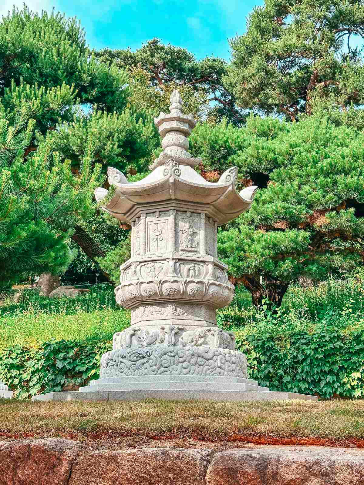 Fixtures at the Bongeunsa Temple in Seoul