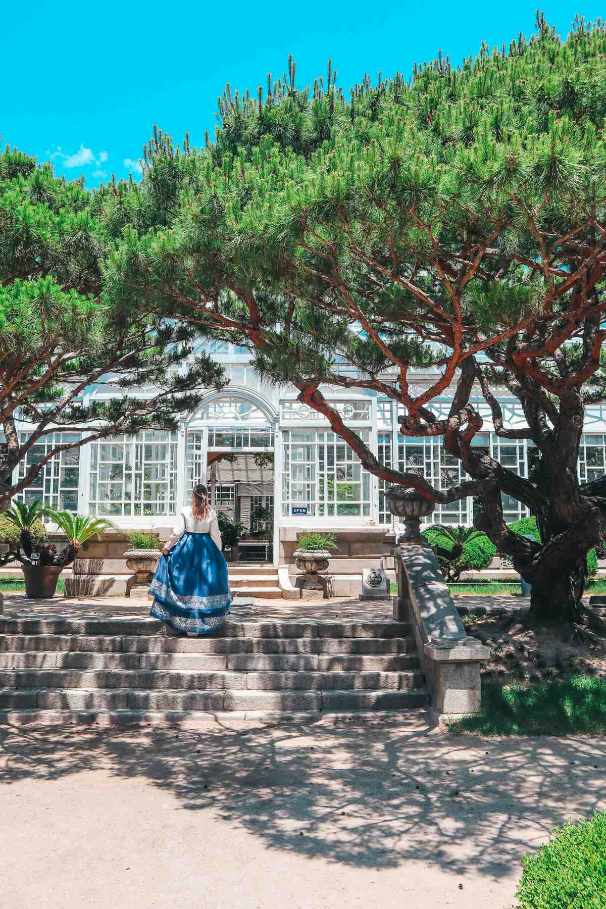 Greenhouse at the Changdeokgung Palace in Seoul