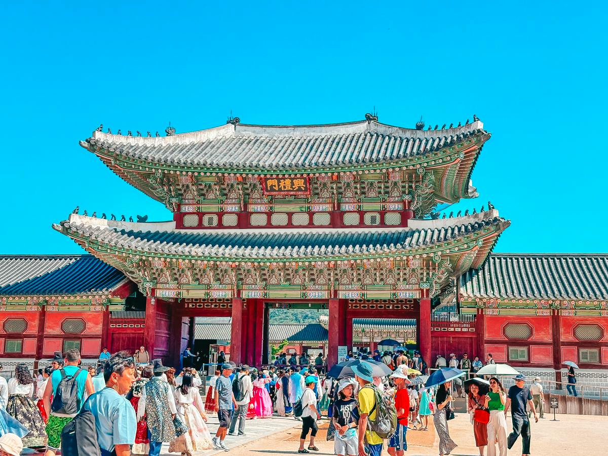 Gyeongbokgung Palace in Seoul South Korea