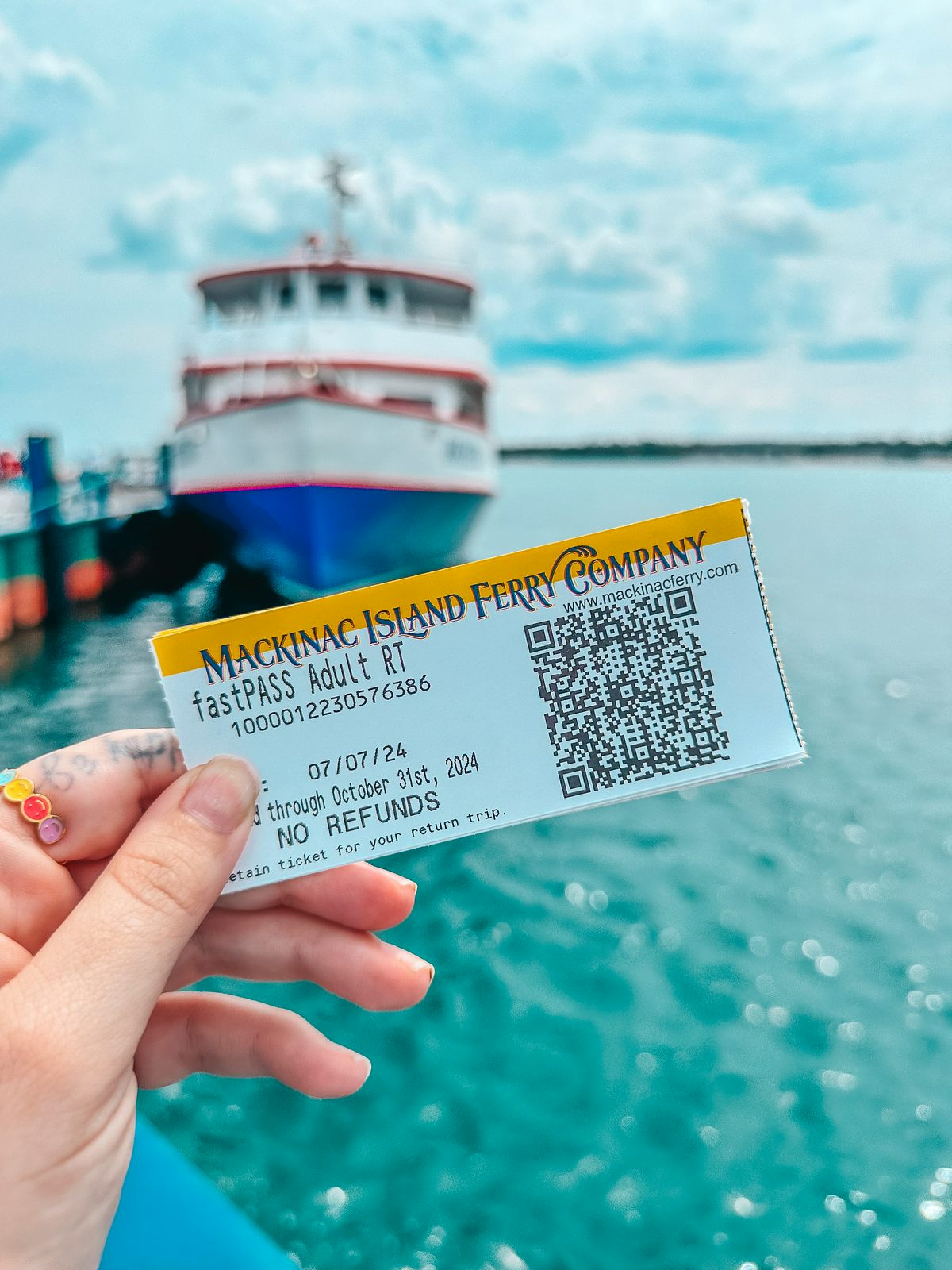 Mackinac Island Ferry Company ticket