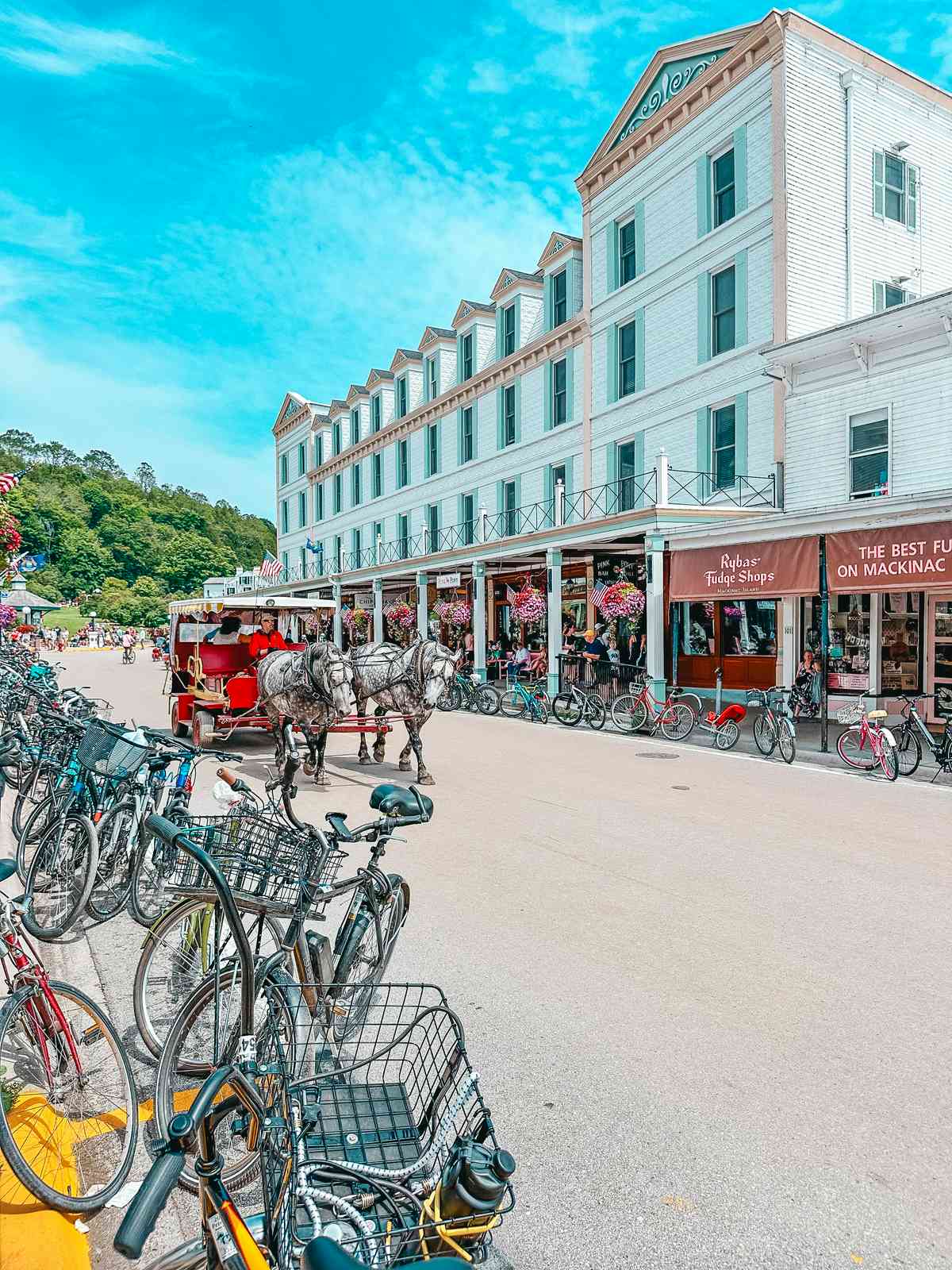 Mackinac Island Michigan Main Street