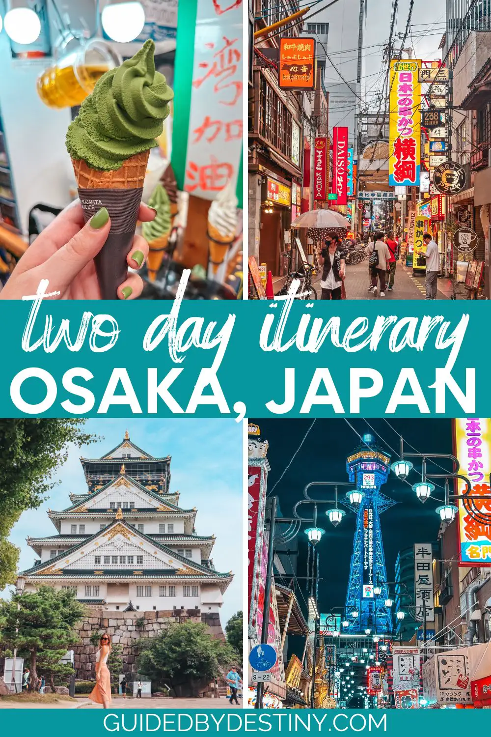 2 day itinerary Osaka Japan