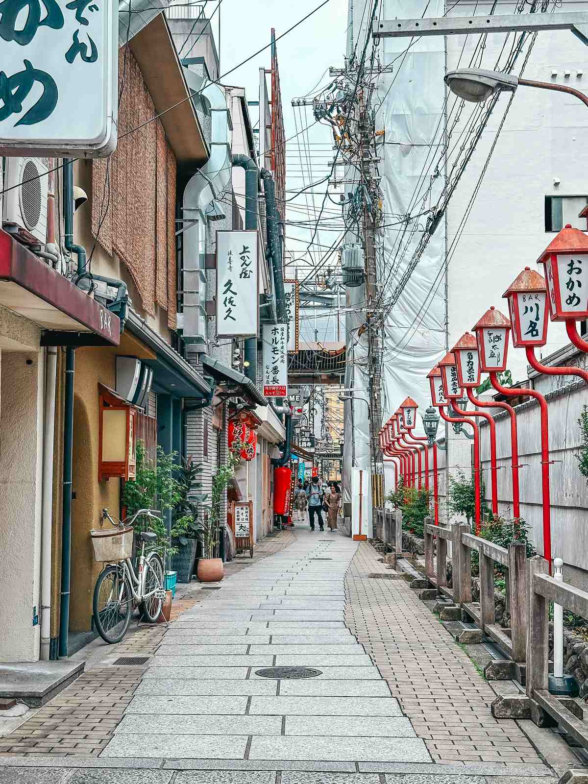 Alleys in Osaka Japan