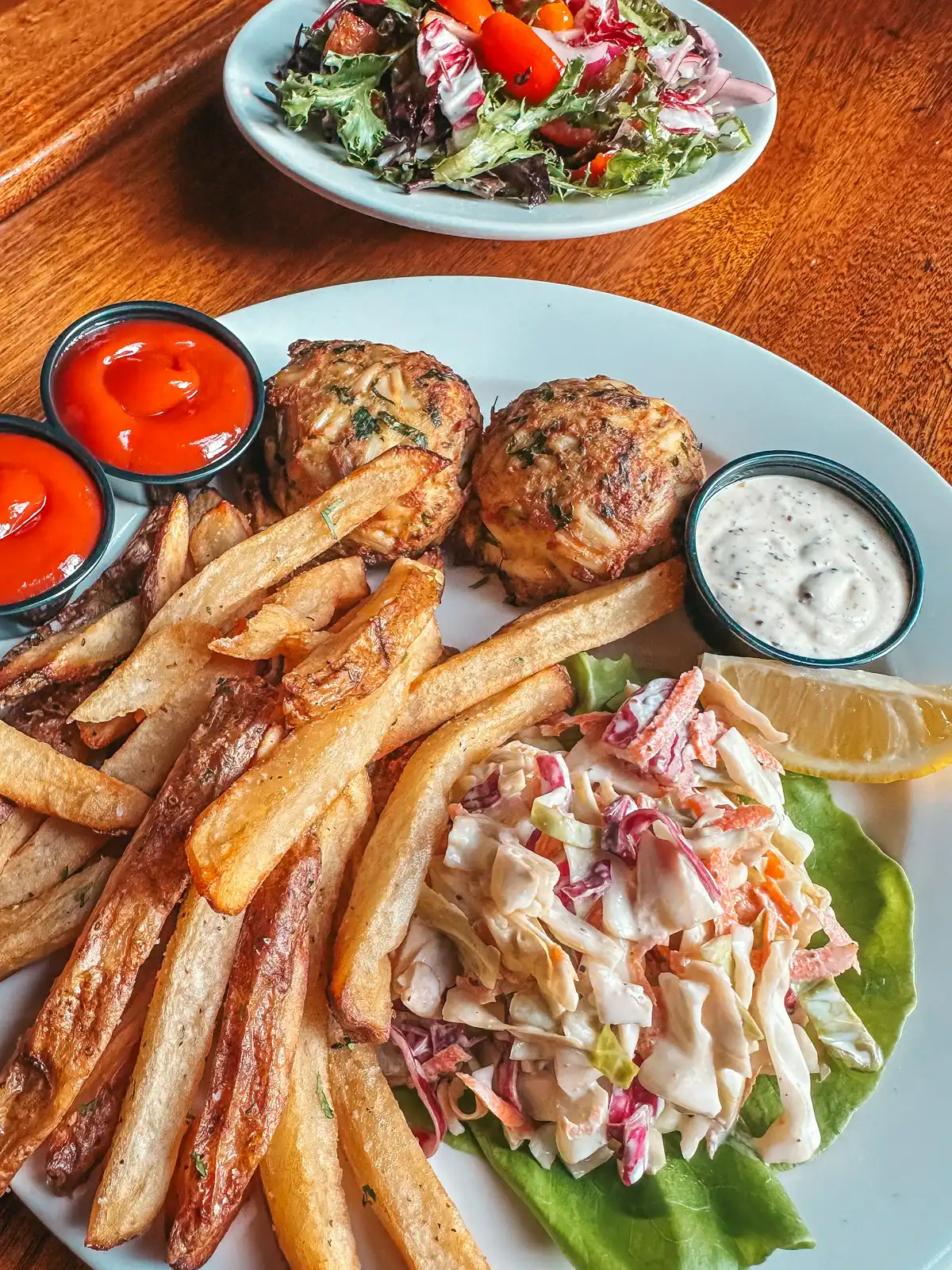 Crab cakes from Penny Black in Baltimore