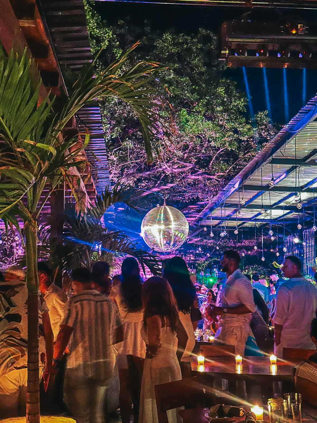 Disco in the jungle at Gitano Tulum