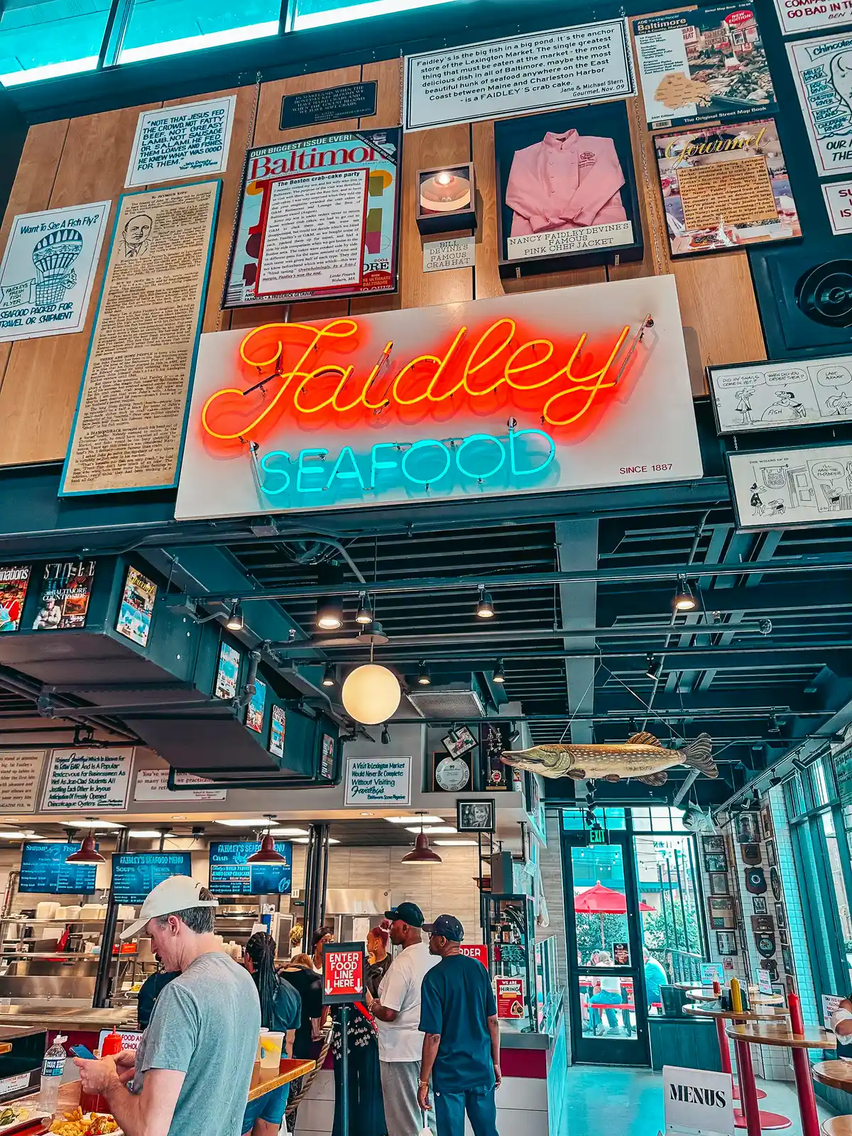 Faidley Seafood from the Lexington Market in Baltimore