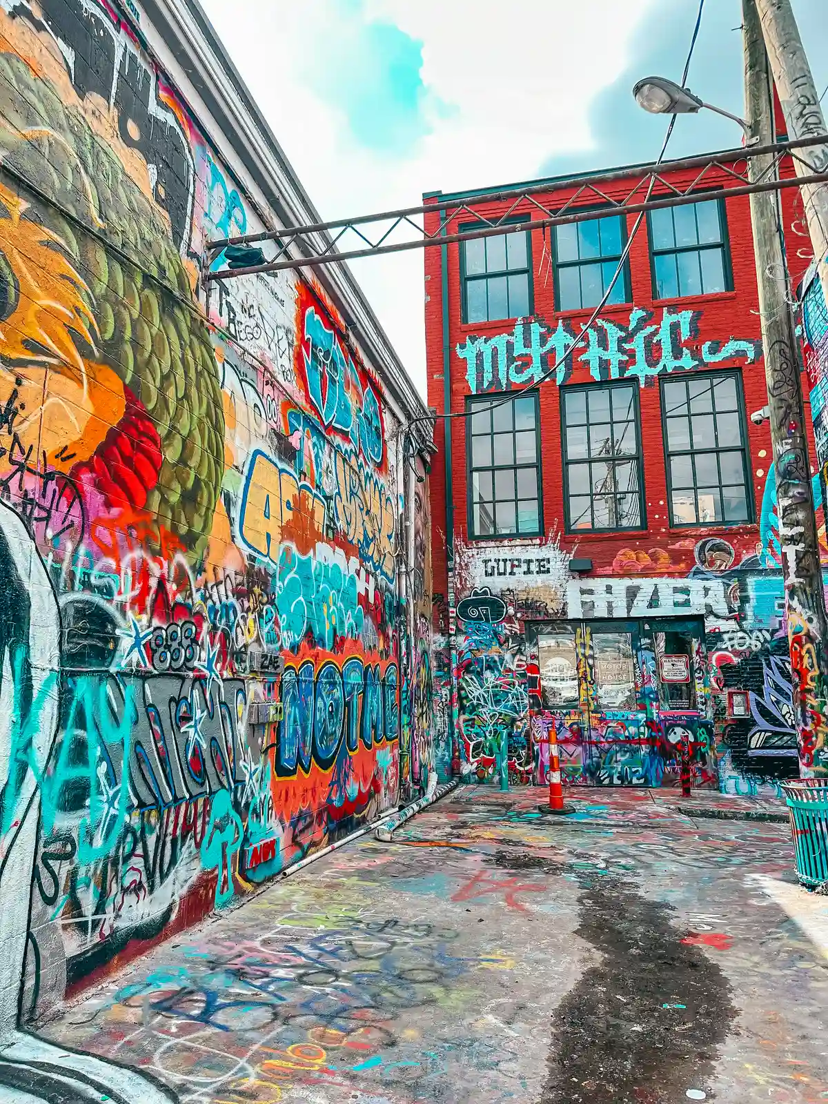 Graffiti Alley in Baltimore