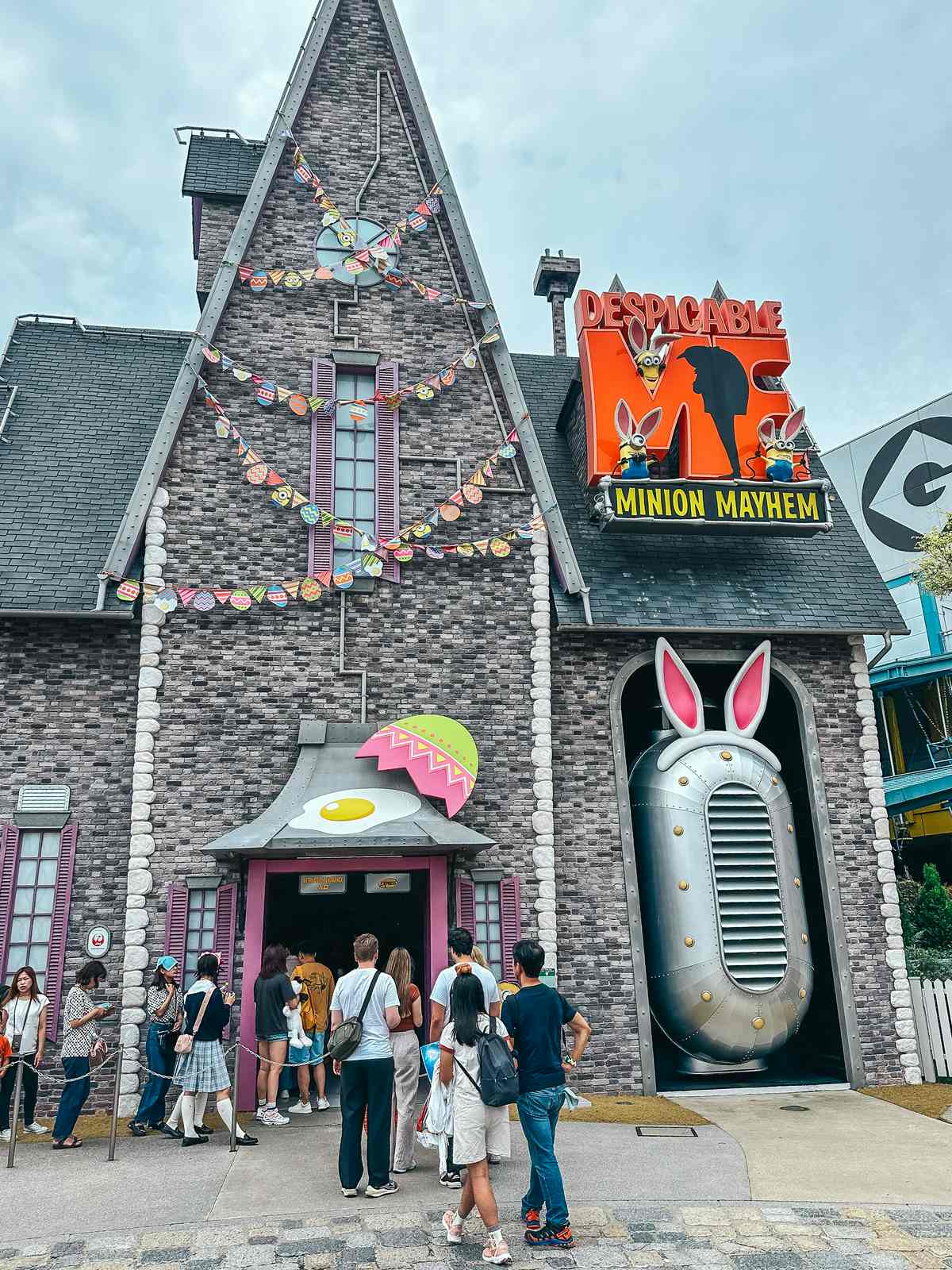 Minion Mayhem ride at Universal Studios Japan