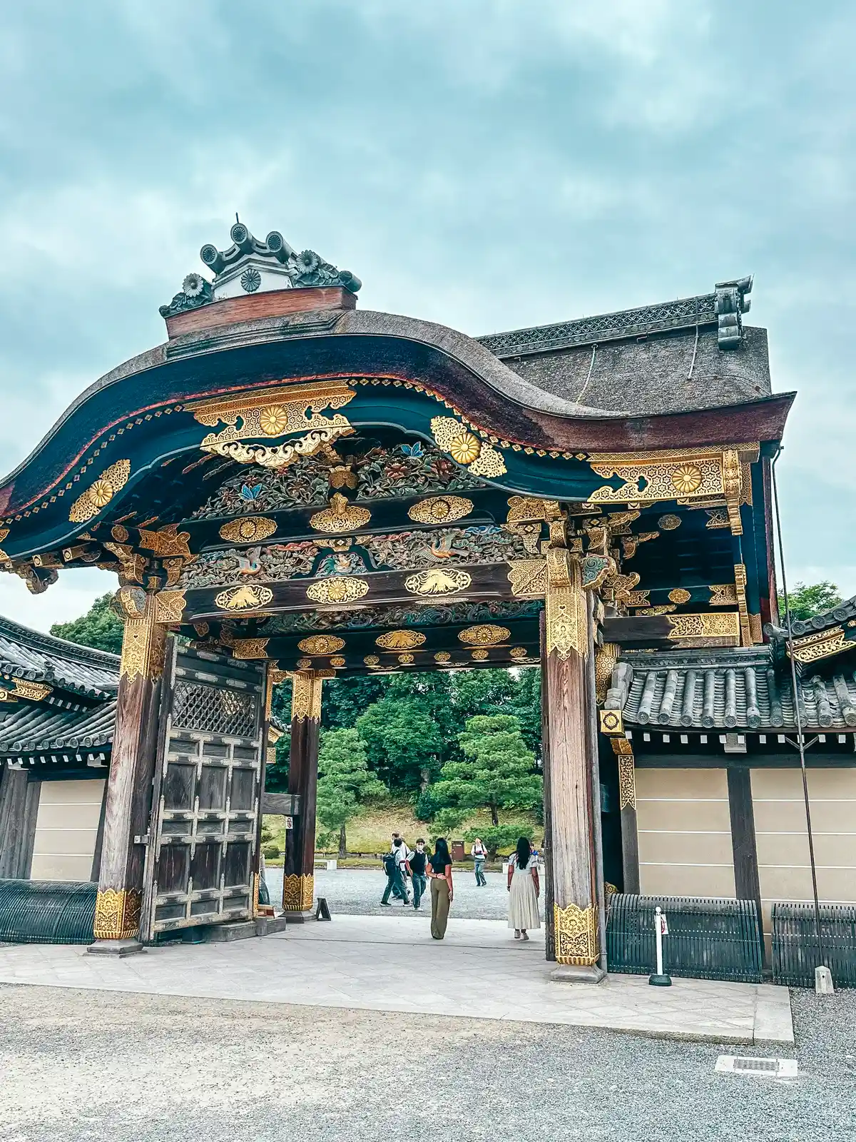 Nijo Castle in Kyoto entry point