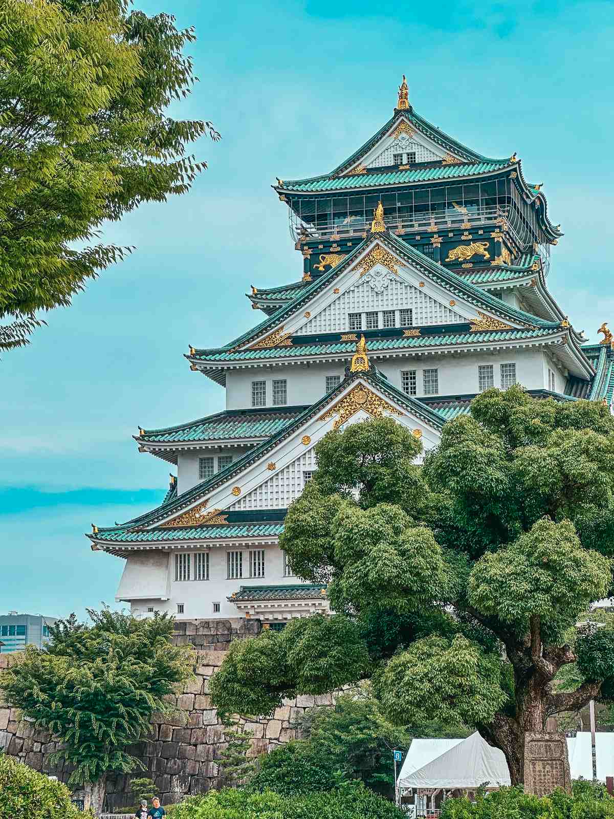 Osaka Castle in Japan