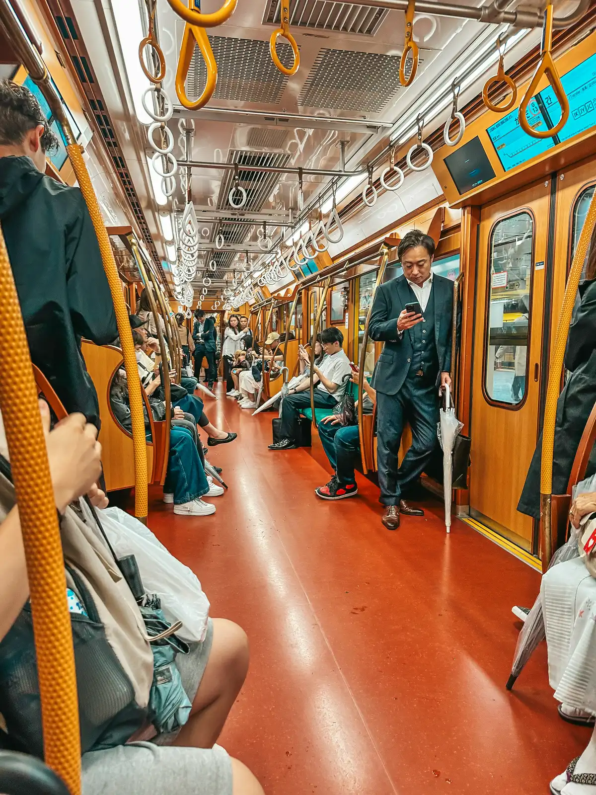 Riding the subways in Tokyo