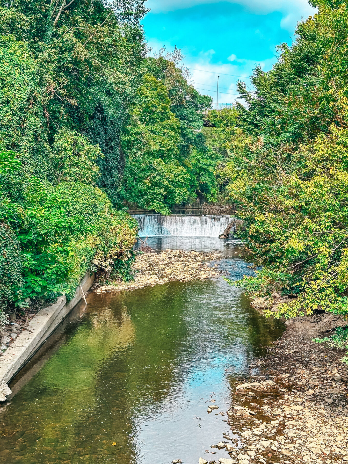 Round Falls in Baltimore Maryland