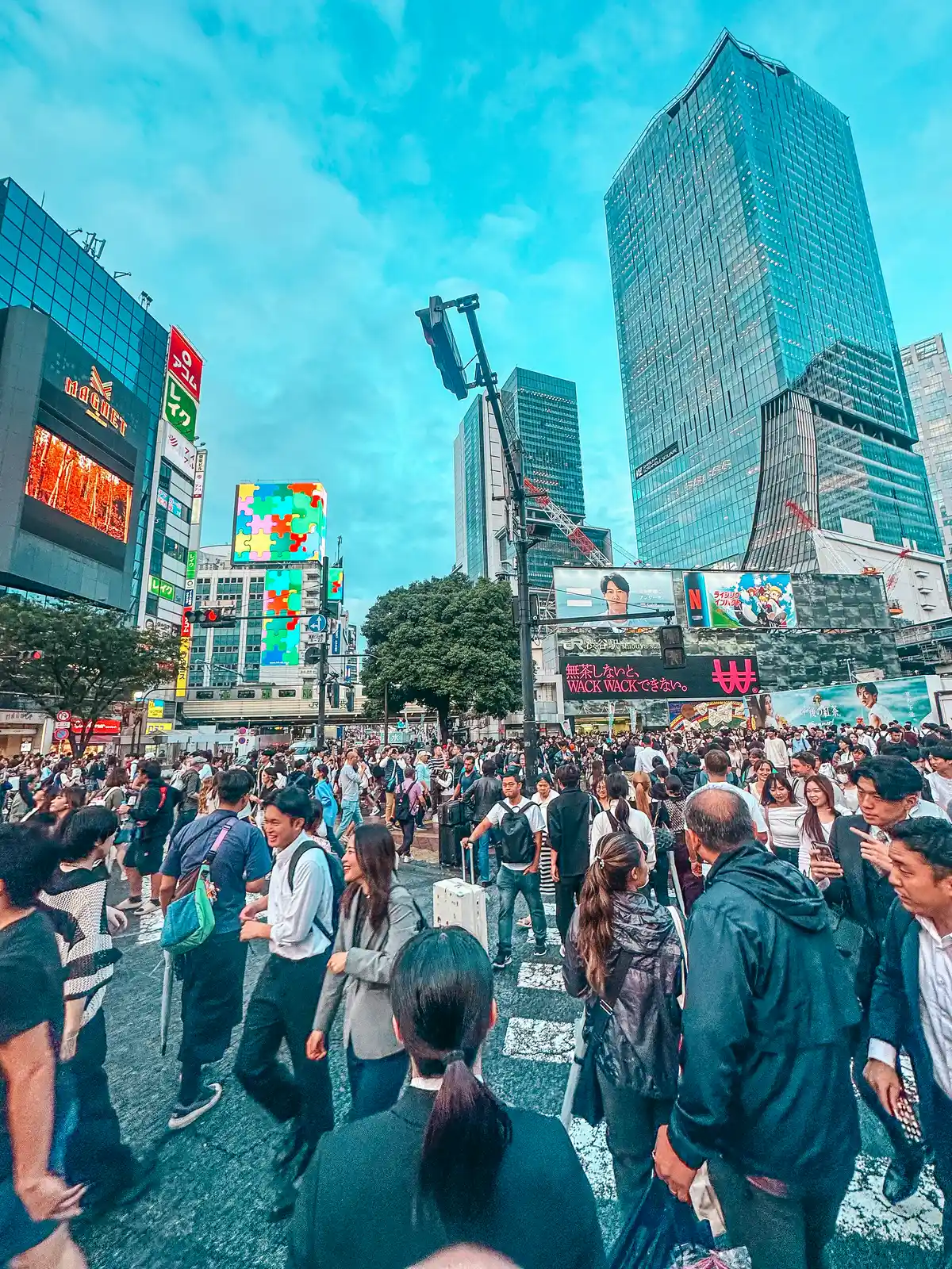 Shibuya Scramble crossing in Tokyo