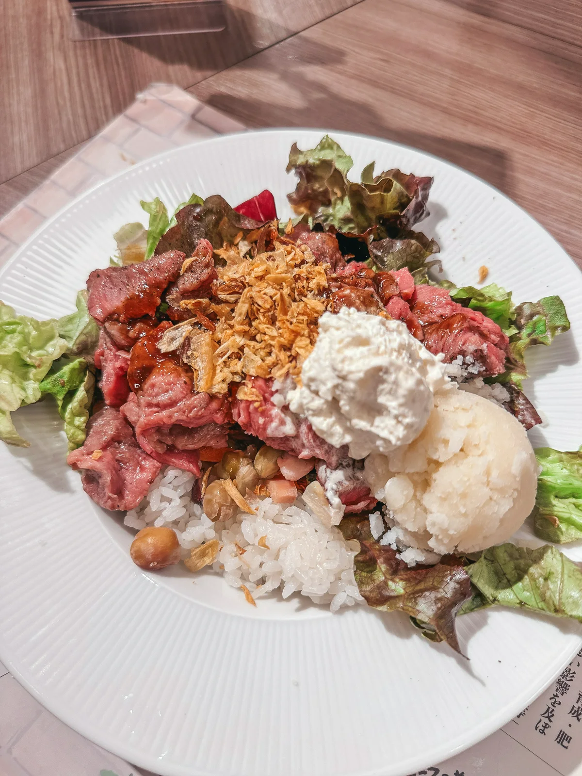 Steak bowl from Japanese Steak Bowl and Beef Curry in Shibuya