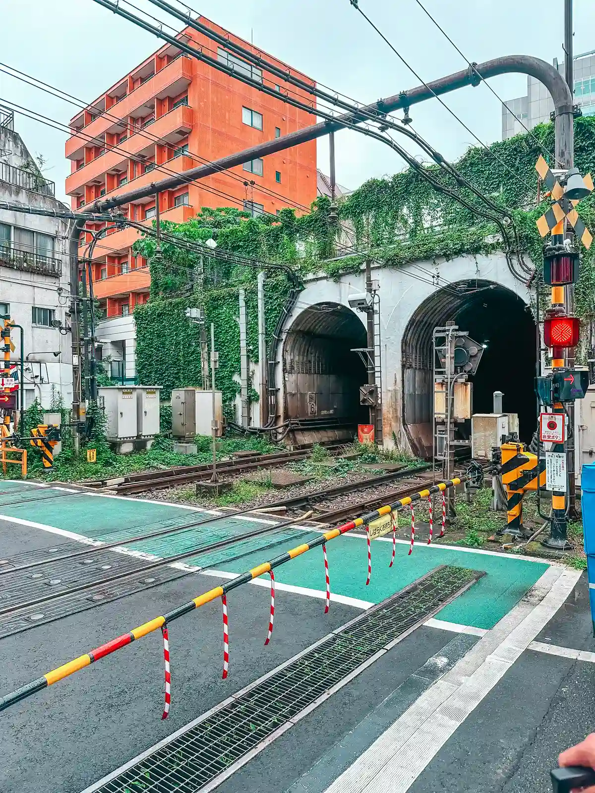 Stunning train tunnel in Japan