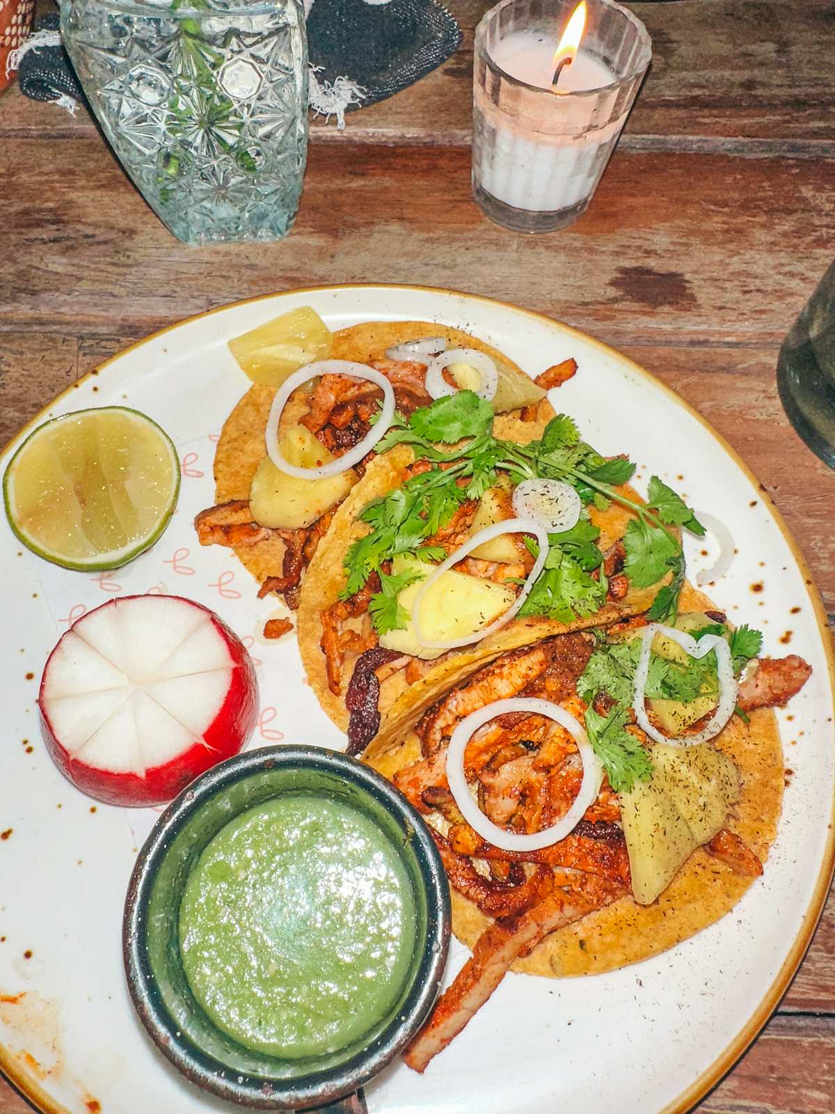 Tacos from Gitano Tulum