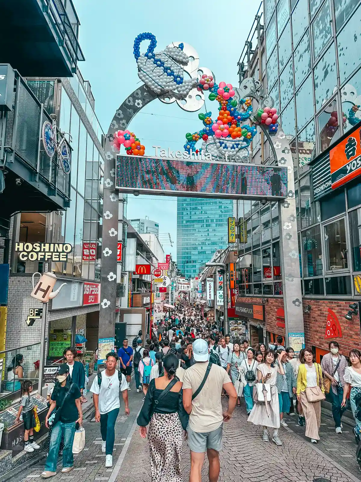 Takeshita Street in Harajuku Tokyo