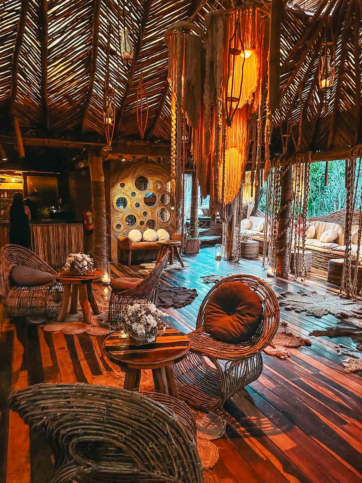 Treehouse seating at Azulik Tulum