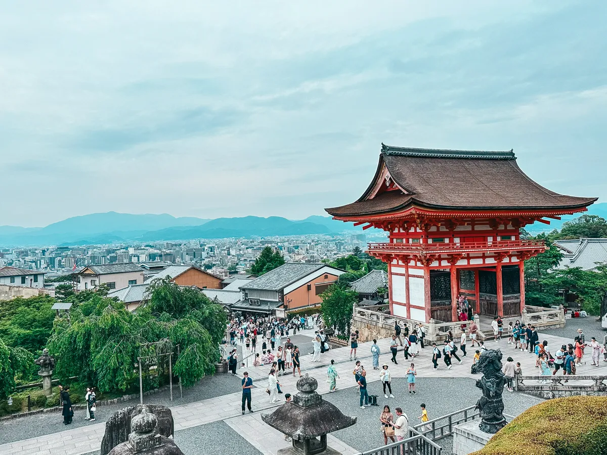 Views of Kyoto from Kiyomizu-dera Temple