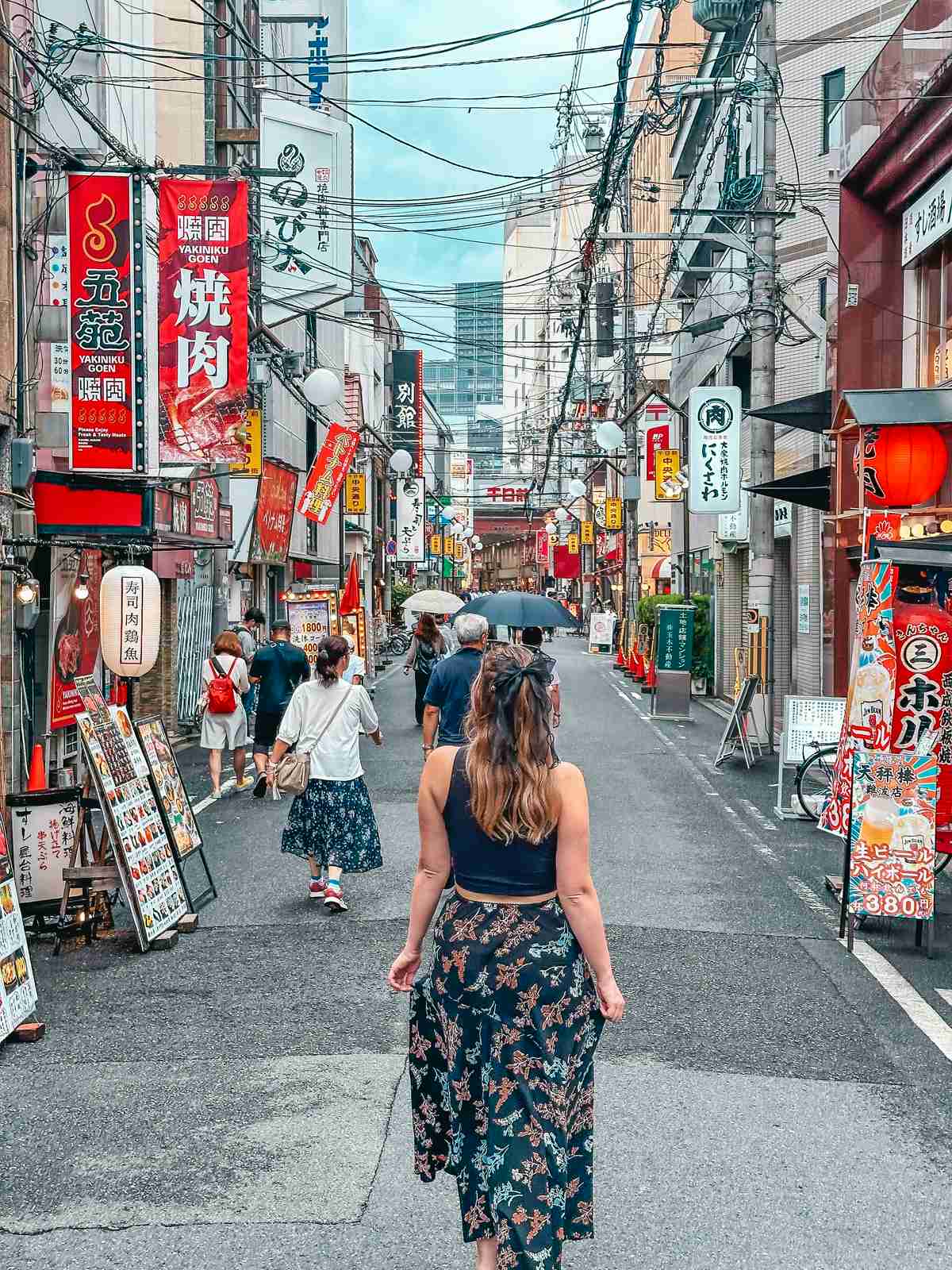 Walking the streets of Osaka