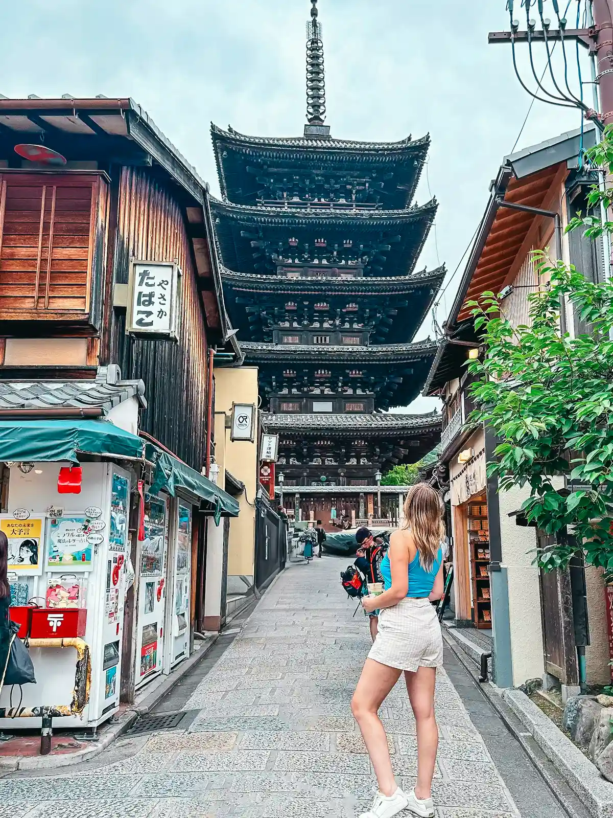 Yasaka Pagoda in the Higashiyama District in Kyoto