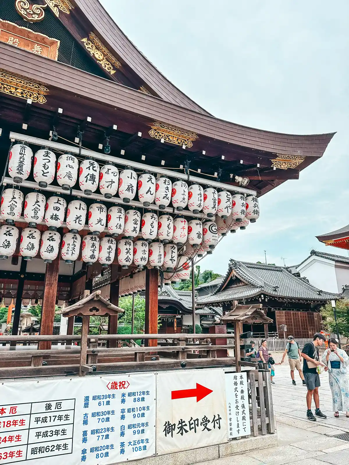 Yasaka Shrine in Kyoto