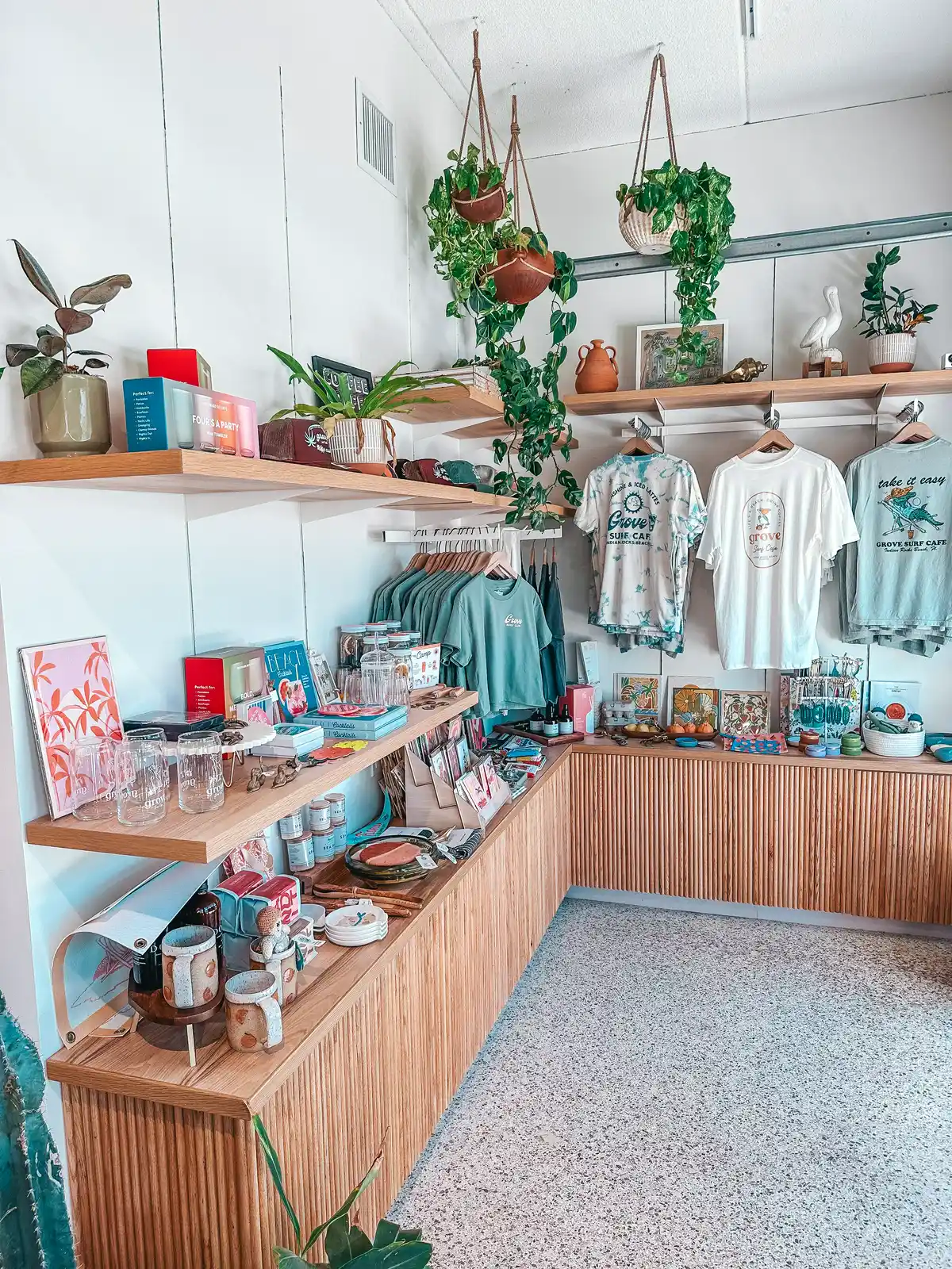 Retail at Grove Surf Cafe in Indian Rocks Beach