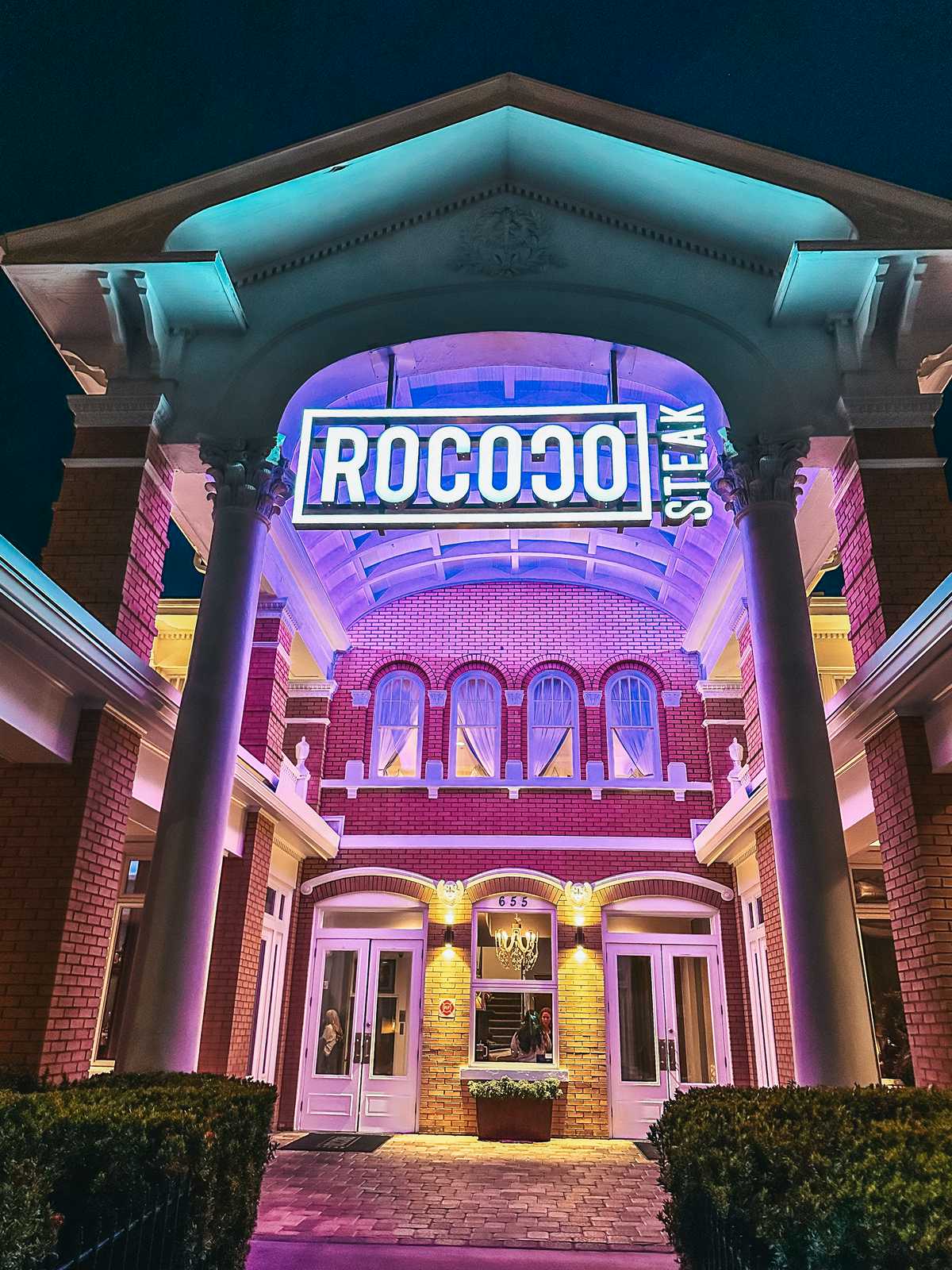 Rococo Steak restaurant in downtown St Pete