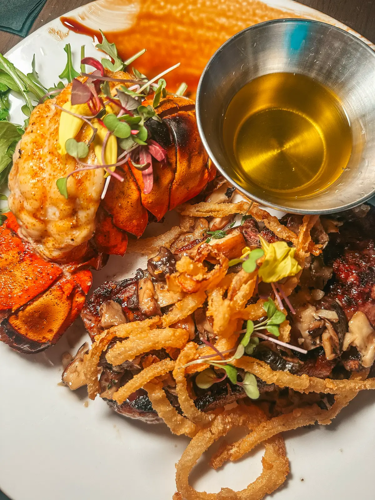 Surf and Turf from Mandalay Prime in Clearwater Beach