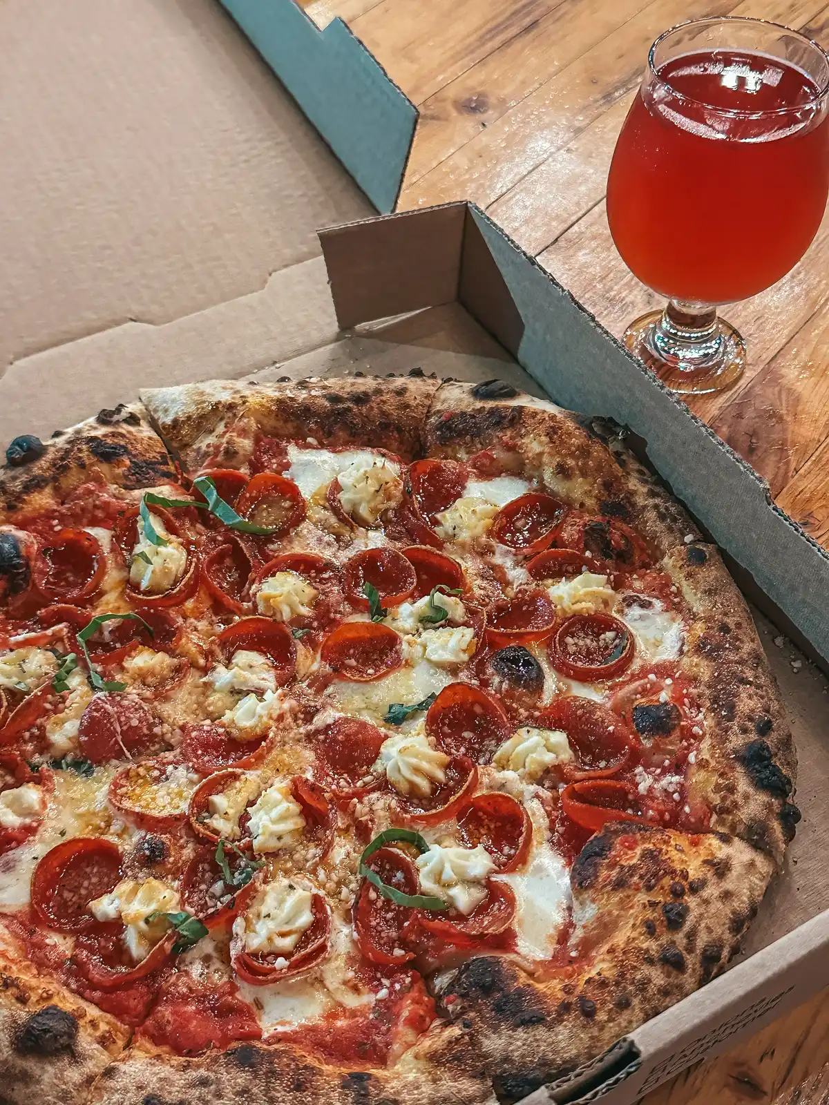 Sliceadelic Pizza at Magnanimous Brewing in Seminole Heights